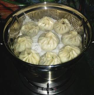 麻油香菇青菜包的做法步骤：17
