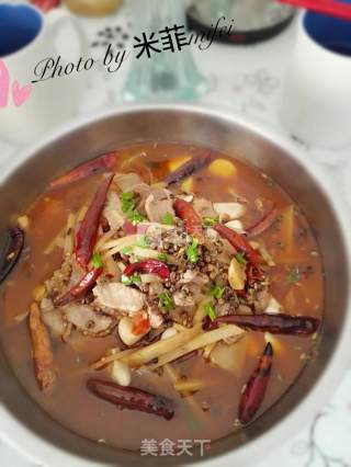 麻辣水煮肉片的做法步骤：10