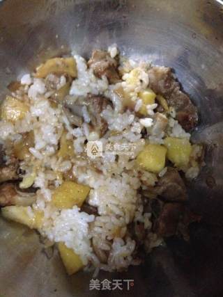 菠萝排骨饭的做法步骤：4