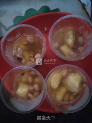 香蕉花生冻的做法步骤：6