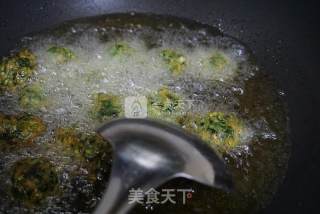 清爽的暖春菜——茼蒿炸丸子的做法步骤：5