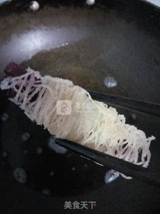 豆薯记－－豆粉紫薯两吃的做法步骤：9