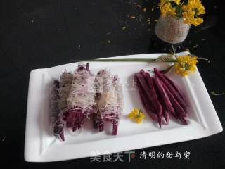 豆薯记－－豆粉紫薯两吃的做法步骤：11
