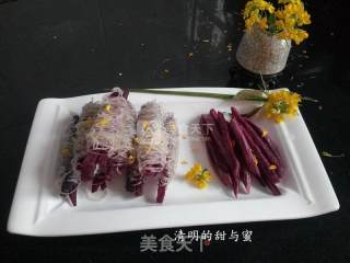 豆薯记－－豆粉紫薯两吃的做法步骤：12