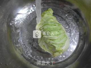 雷笋炒牛心菜的做法步骤：4