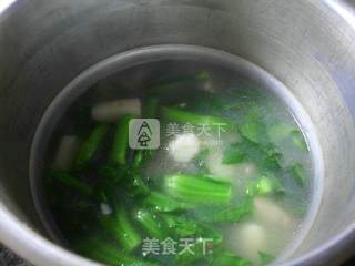 菜芯山药龙骨汤的做法步骤：10