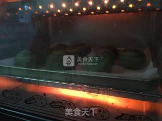 抹茶紫薯酥的做法步骤：22