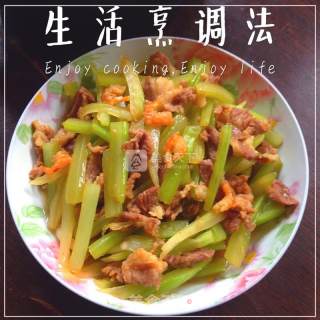 西芹的做法步骤：6