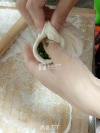 韭菜猪肉包子的做法步骤：9