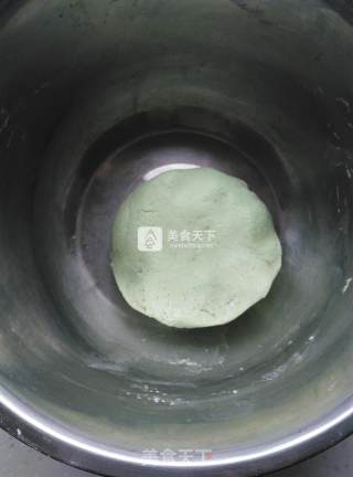 蛋黄肉松青团的做法步骤：9