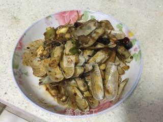 香辣蛏子的做法步骤：7