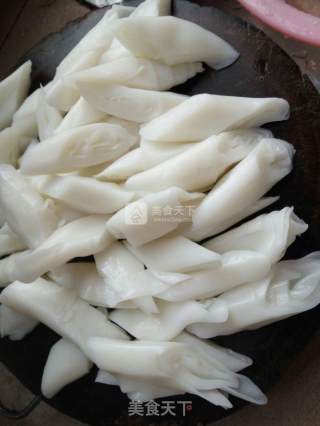 青椒蘑菇猪肠粉的做法步骤：3