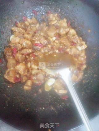 香辣鸡肉的做法步骤：9