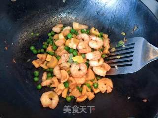 雷笋炒虾仁的做法步骤：7