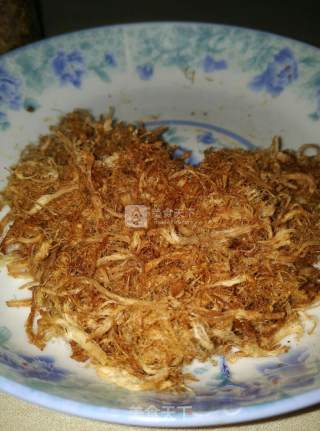 手工自制肉松的做法步骤：8