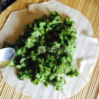 榆钱鸭蛋饼的做法步骤：5