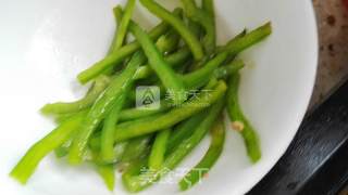三丝炒乌冬的做法步骤：9