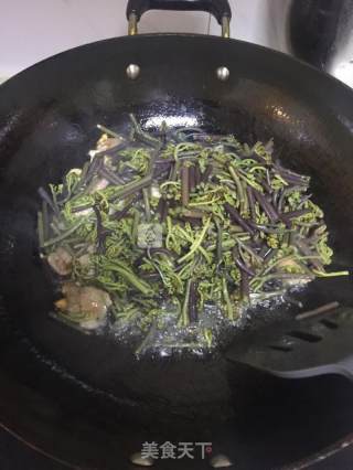 蕨菜炒肉的做法步骤：5