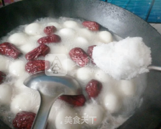 红枣汤圆的做法步骤：4