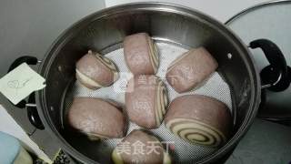 紫薯螺旋馒头的做法步骤：11