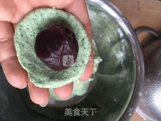 甜糯艾糍的做法步骤：8