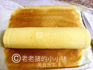 奶油焦糖蛋糕卷的做法步骤：18