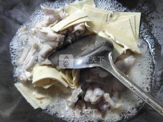 千张烧牛蛙的做法步骤：9