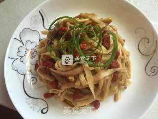 拌杏鲍菇丝的做法步骤：11