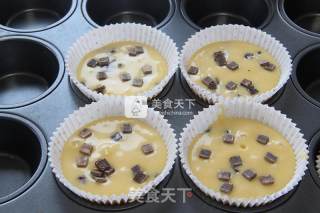 零失败的巧克力豆玛芬蛋糕的做法步骤：5
