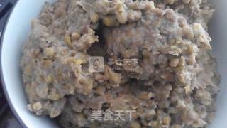 一样好吃的豆包——绿豆包的做法步骤：2