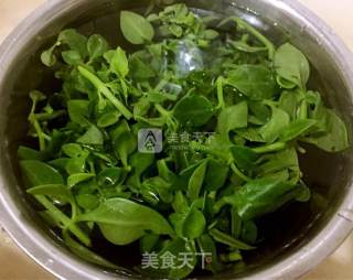 冰草偶遇鹌鹑蛋的做法步骤：2