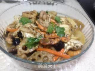 肉蟹香锅的做法步骤：12