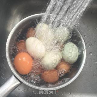 三月三～荠菜煮鸡蛋的做法步骤：2
