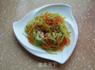凉拌莴笋丝的做法步骤：5