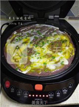 【即是小吃又是菜】葱香粗粮蛋饼的做法步骤：9