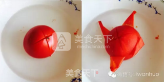 西红柿炒空心菜 素食超简单的做法步骤：2