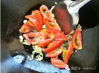 西红柿炒空心菜 素食超简单的做法步骤：4