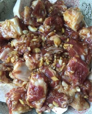 香芋蒸排骨的做法步骤：5