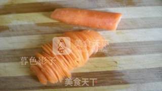 小炒三色菜的做法步骤：2