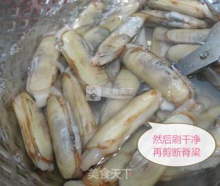 风味独特之荷香蛏的做法步骤：2