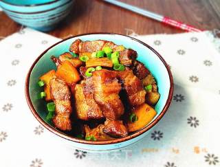 红烧肉墨鱼干的做法步骤：10