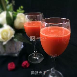 鲜榨胡萝卜苹果原汁的做法步骤：5