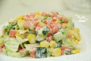 塑造A4腰的食谱——蔬菜沙拉的做法步骤：6