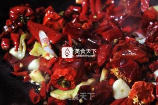 炎阳似火辣子鸡的做法步骤：13