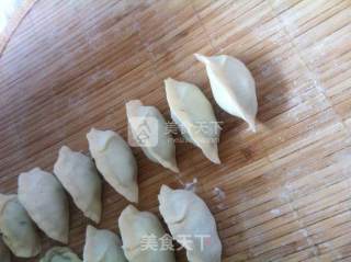 山蒜荠菜鲜肉水饺的做法步骤：7