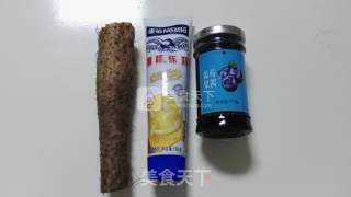 蓝莓山药泥的做法步骤：1