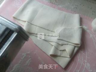 家常青椒鸡蛋打卤面的做法步骤：4