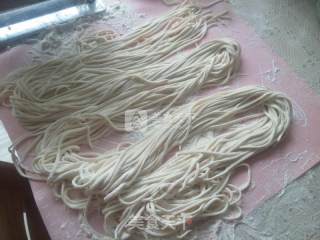家常青椒鸡蛋打卤面的做法步骤：5
