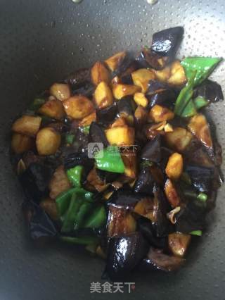 美味地三鲜的做法步骤：4