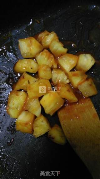 菠萝咕老豆腐的做法步骤：6